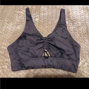 Bombshell Sportswear Marble Sports Bra - Black